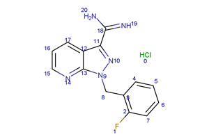 1-(2-氟苄基)-1H-吡唑并[3,4-b]吡啶-3-甲脒盐酸盐（CAS 256499-19-1）