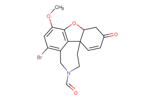 4A,5A,10,11,12-六氢-1-溴-3-甲氧基-11-甲酰-6-氢-苯并呋喃〔3A,2,2-EF〕苯并氮杂卓-6-酮(CAS 122584-14-9)